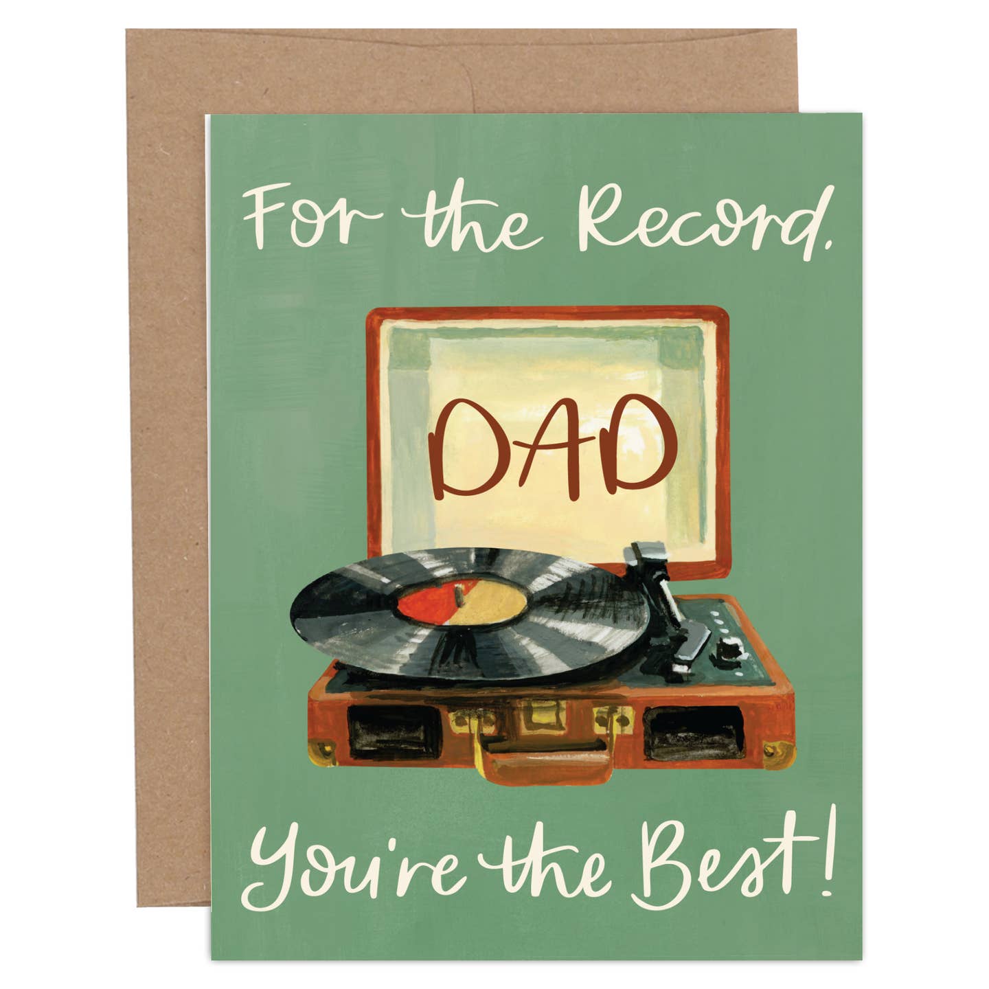 For the Record Fathers Day Card