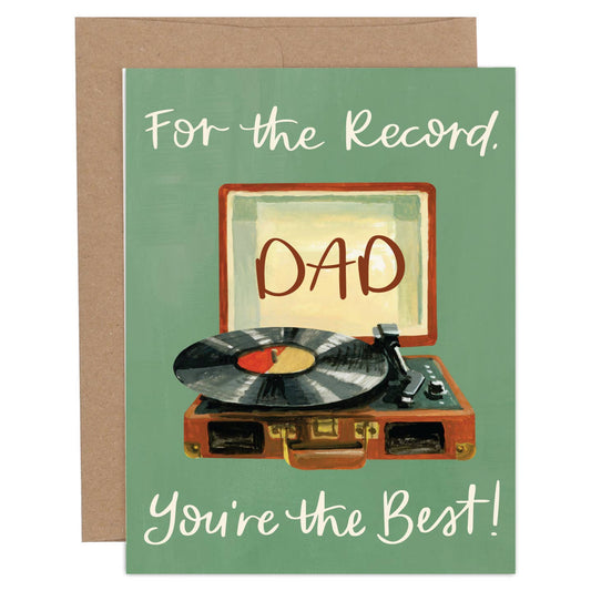 For the Record Fathers Day Card