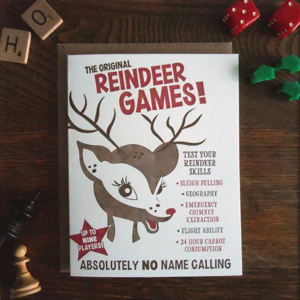 Original Reindeer Games Card