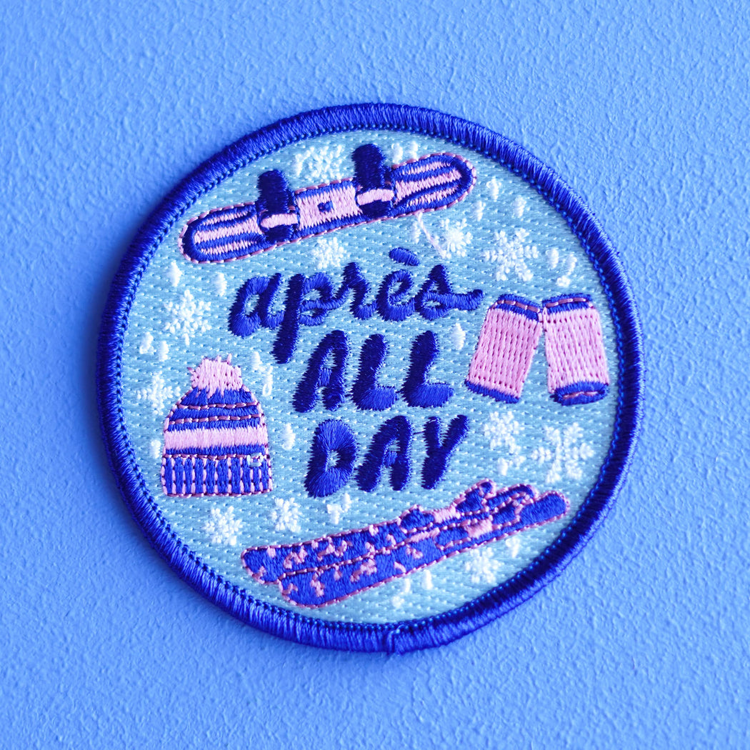 Apres All Day Embroidered Patch