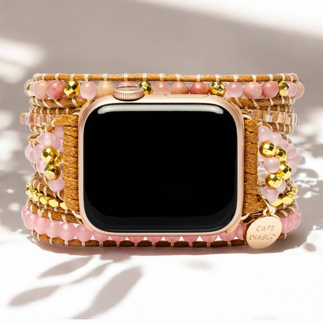 Golden Rose Quartz Apple Watch Strap