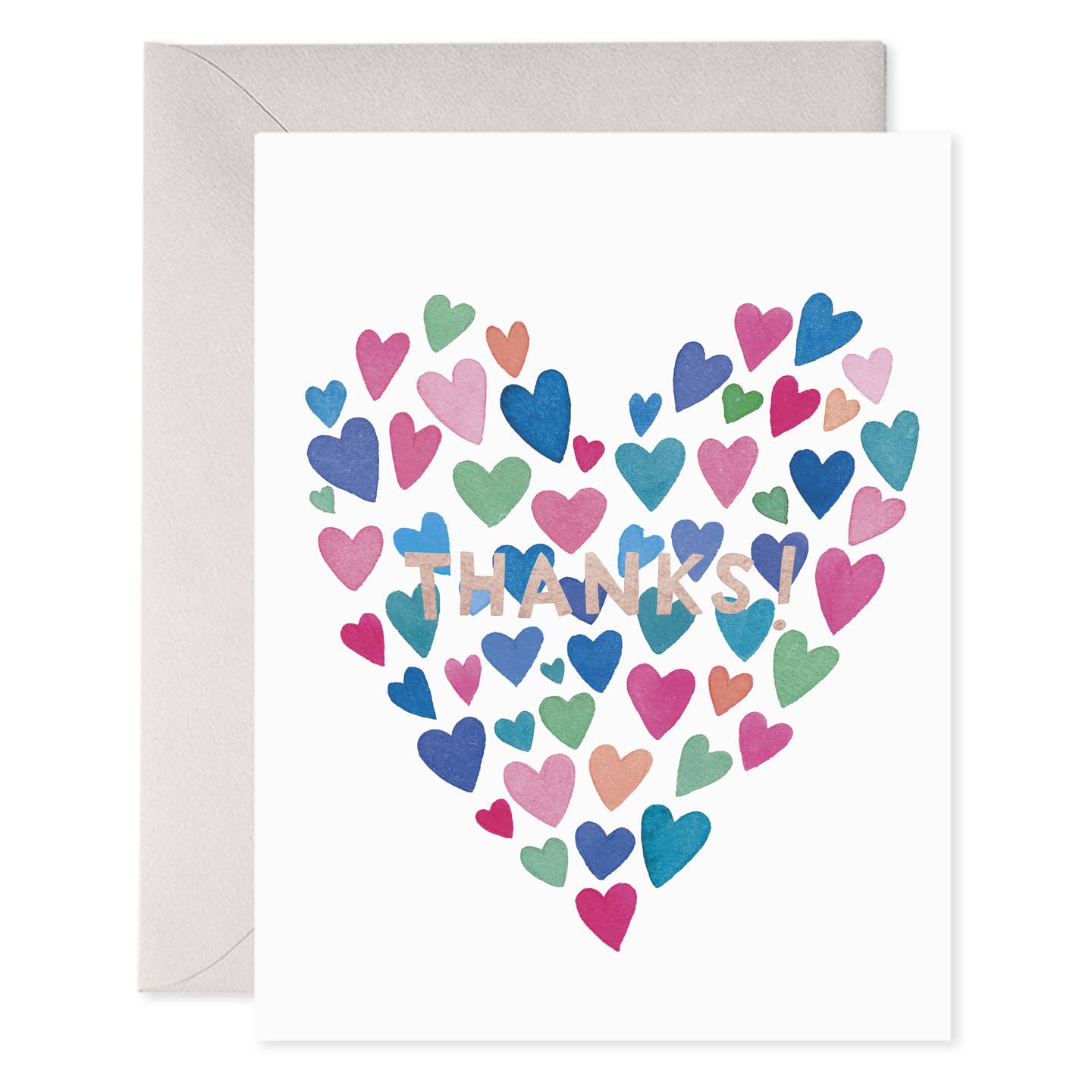 Many Hearts Thanks Card