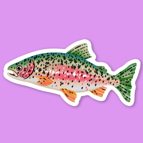 Rainbow Trout Fish Vinyl Sticker
