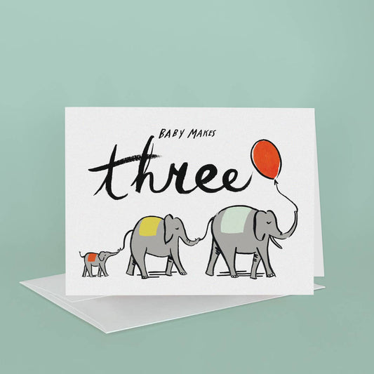 Baby Makes Three Card