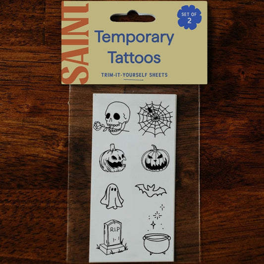 Large Halloween Temp Tattoos