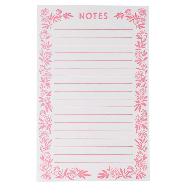 Snowflake Letterpress Notepad