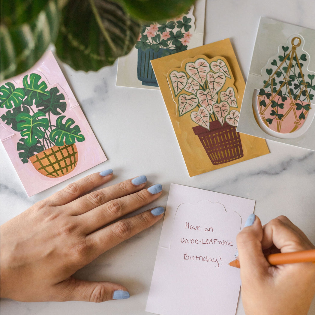 Potted Plants Pop Up Card Pack