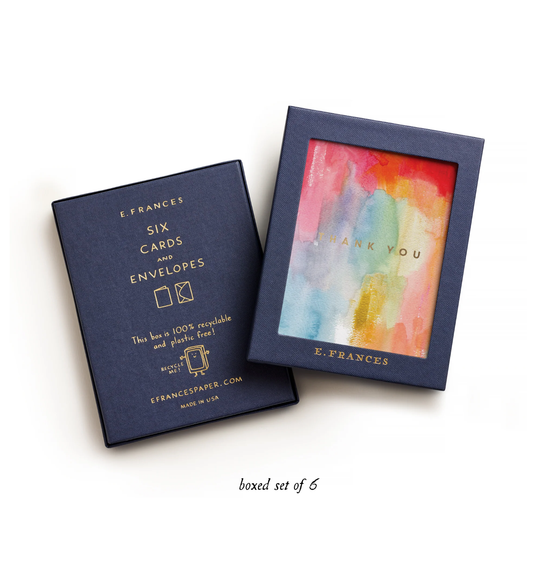 Colorful Splash Thank You Card