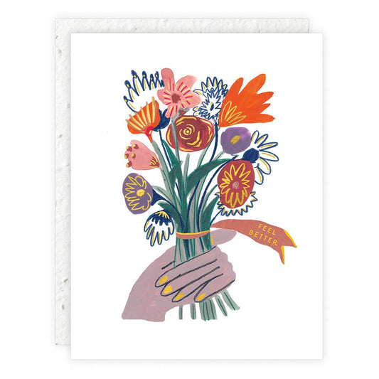 Feel Better Flowers Card