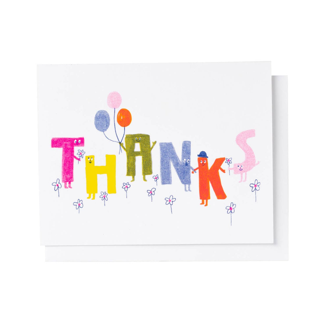 Thanks Letter Friends Card