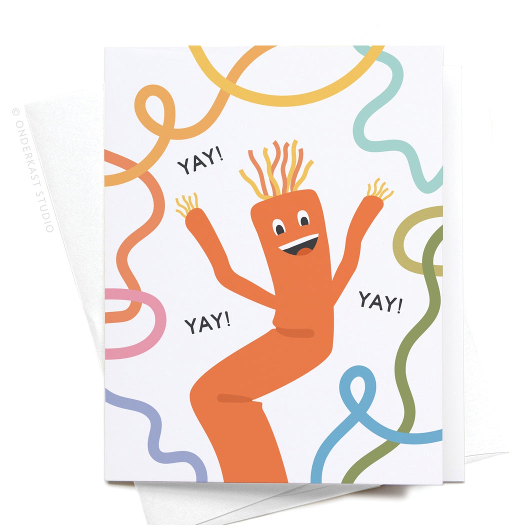 Yay Wacky Waving Inflatable Tube Man Card