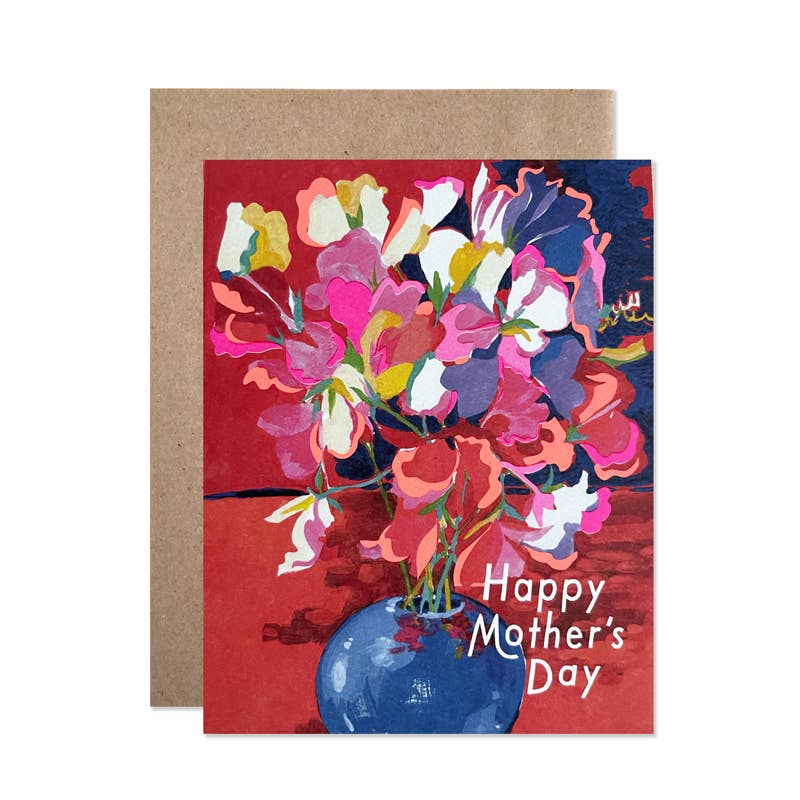Sweet Peas Mothers Day Card