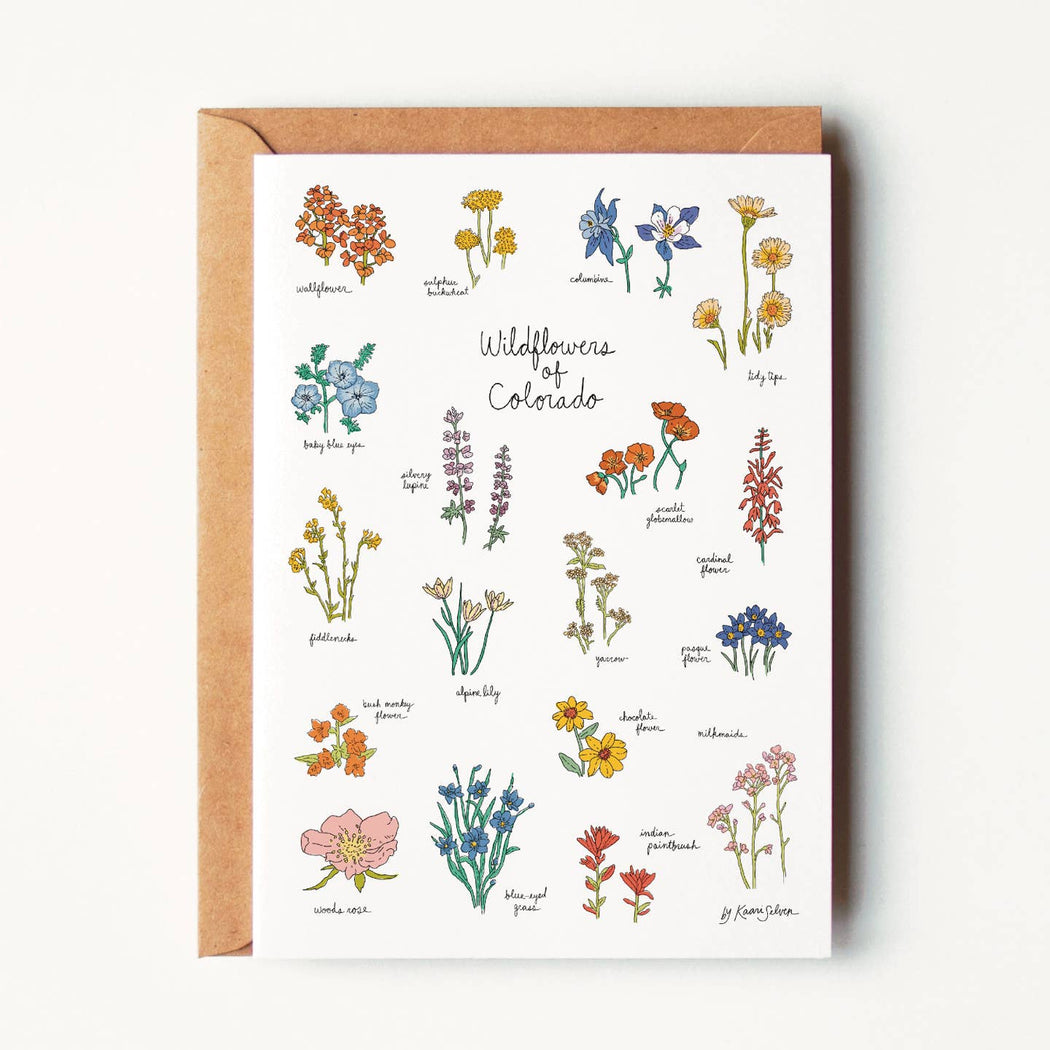 Wildflowers of Colorado Card