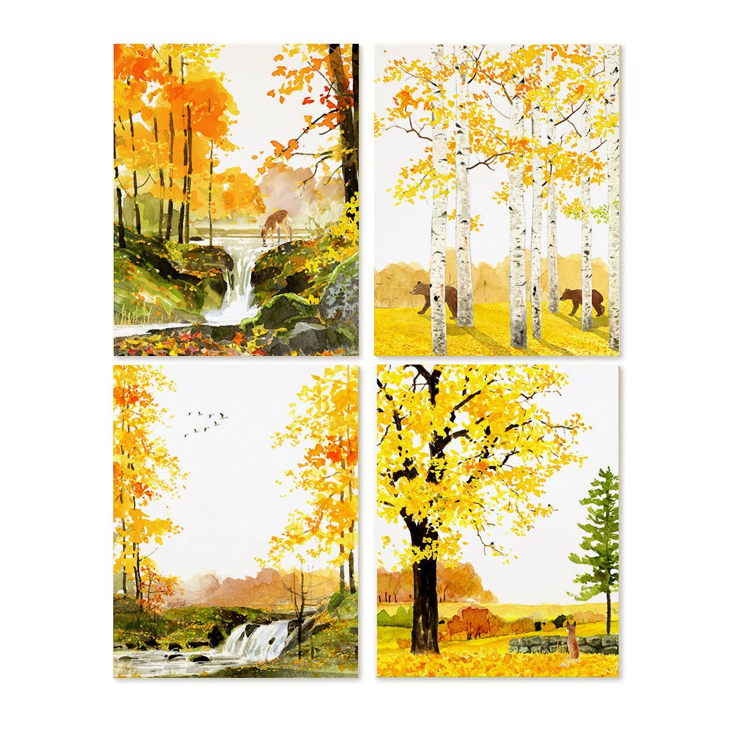 Golden Woods Box Set of Cards
