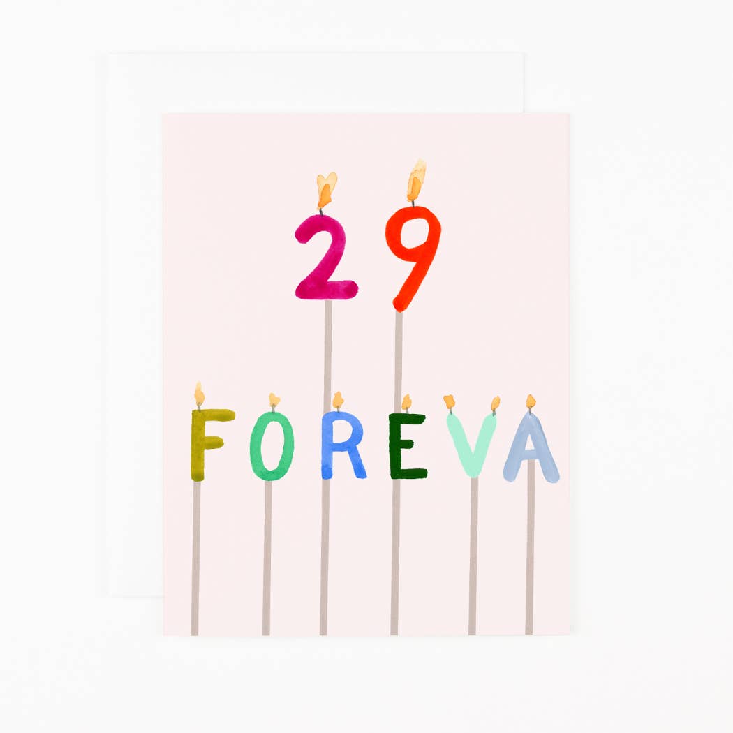 29 Foreva Candles Birthday Card