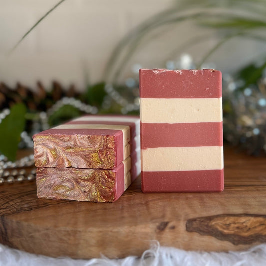 Candy Cane Soap