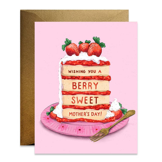 Berry Sweet Cake Mothers Day Card