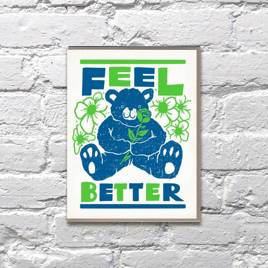 Feel Better Bear Card