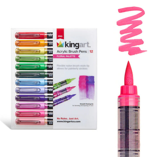 Acrylic Paint Brush Tip Pens