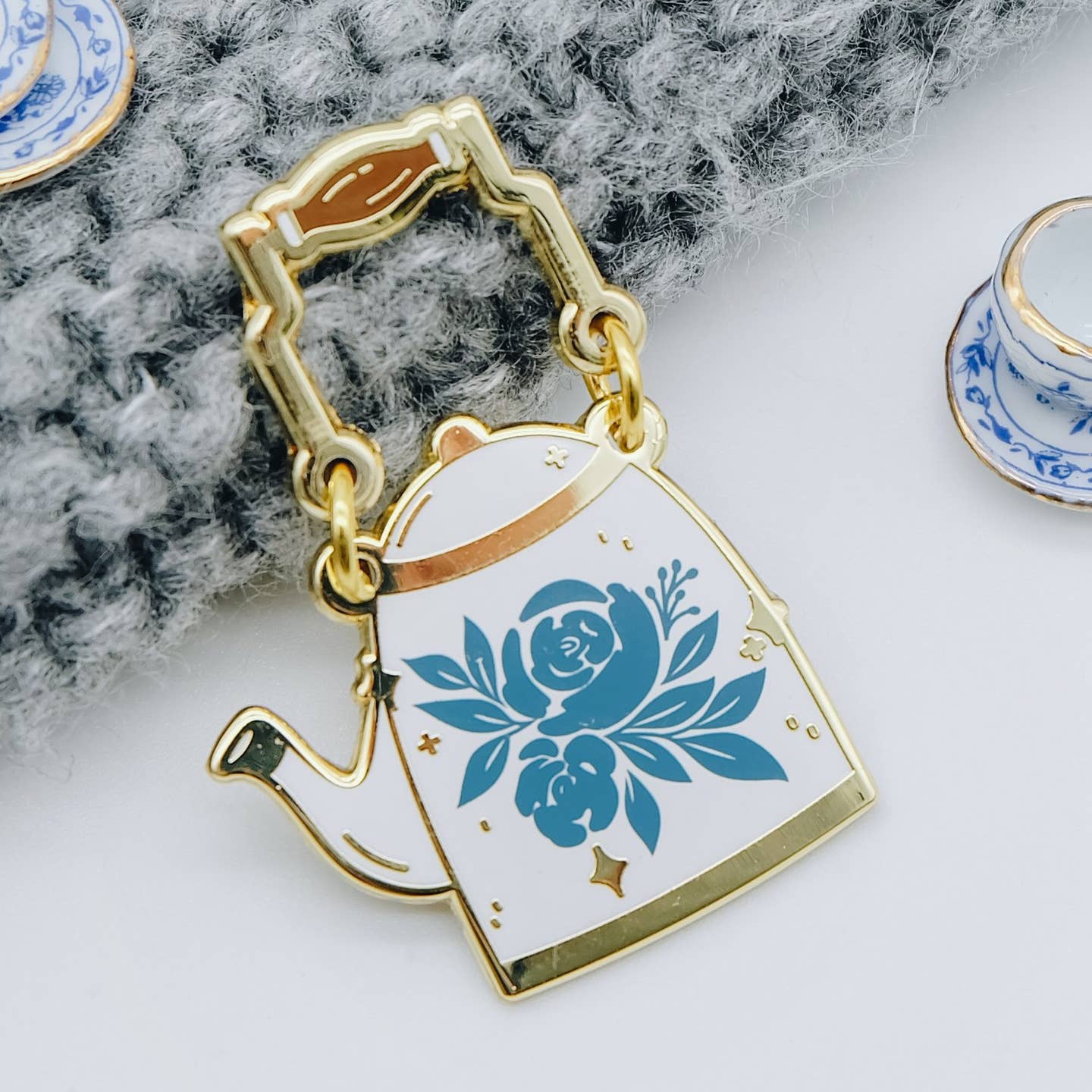 Teapot Enamel Pin