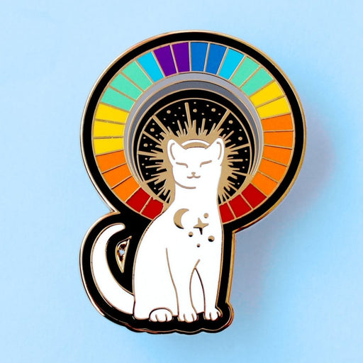 Rainbow Cat Enamel Pin