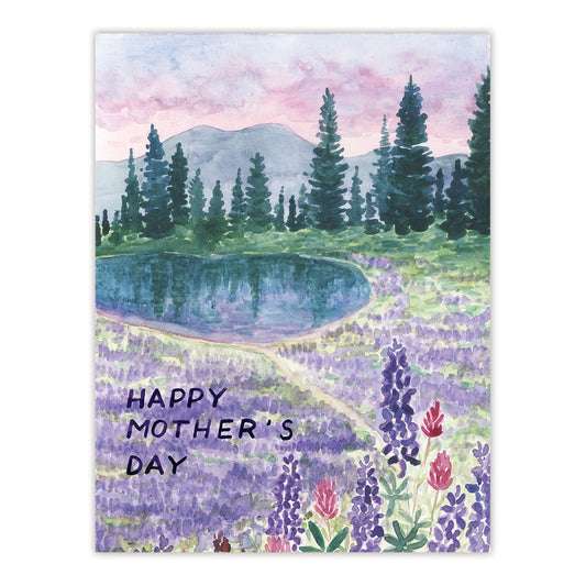 Hiking Mothers Day Card