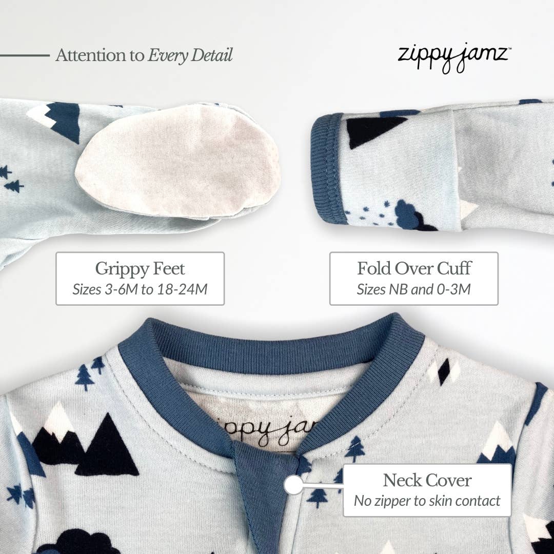 Little Adventurer Mountains Baby Bodysuit