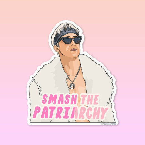 Ken Smash the Patriarchy Vinyl Sticker