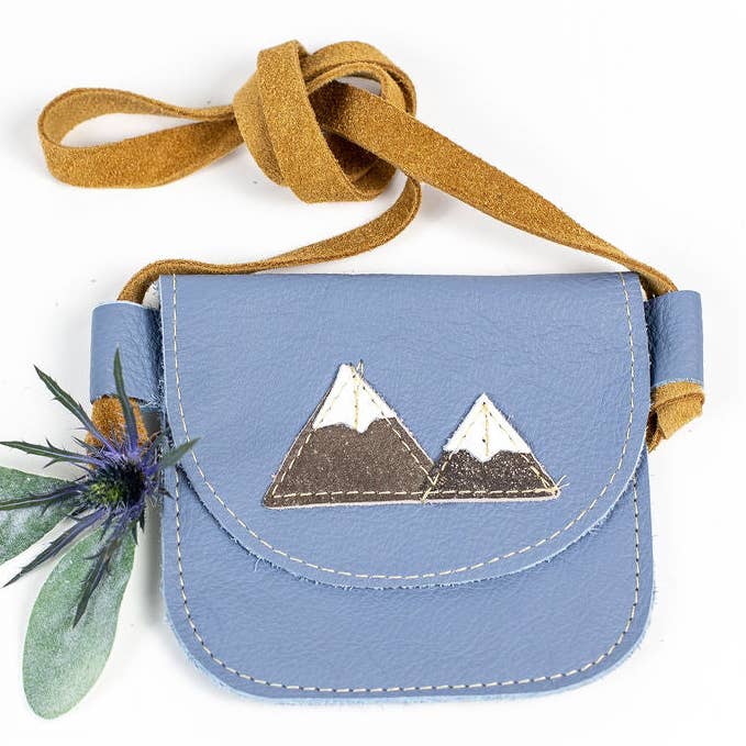 Mountains Leather Toddler Purse