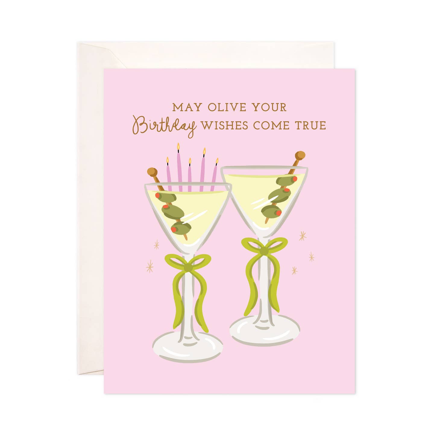Olive Your Wishes Birthday Card