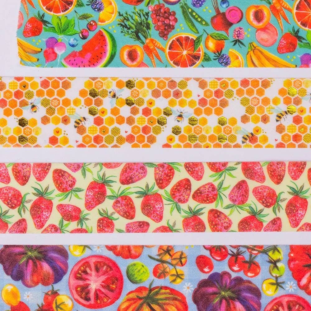 Farmers Market 4 Pack Washi Tape