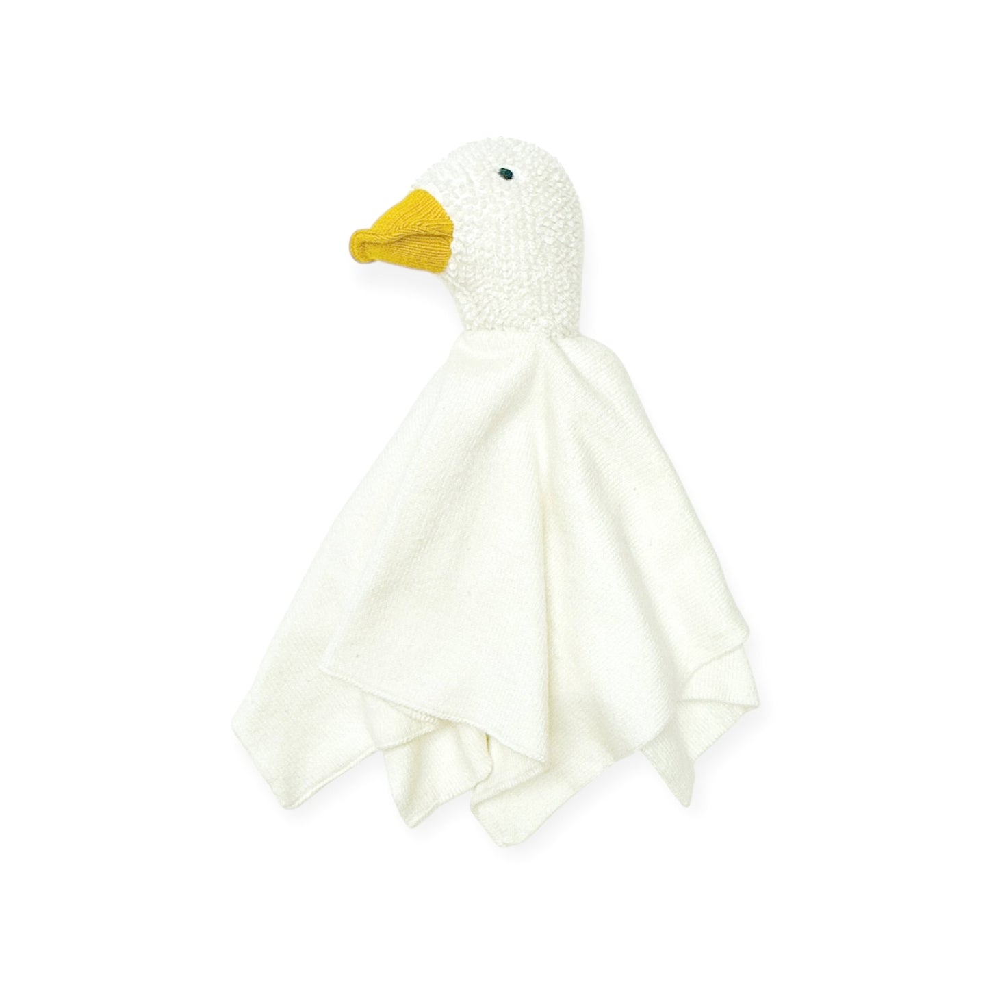 Duck Organic Baby Lovey Security Blanket