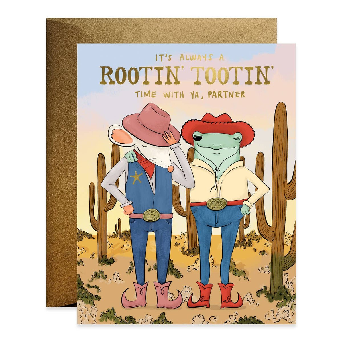 Rootin Tootin Partner Card