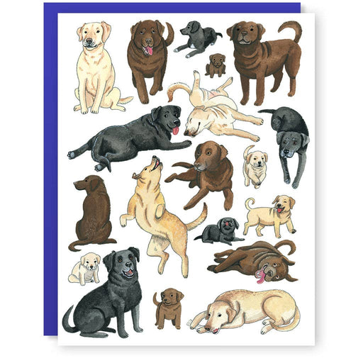 Labrador Retrievers Dog Blank Card