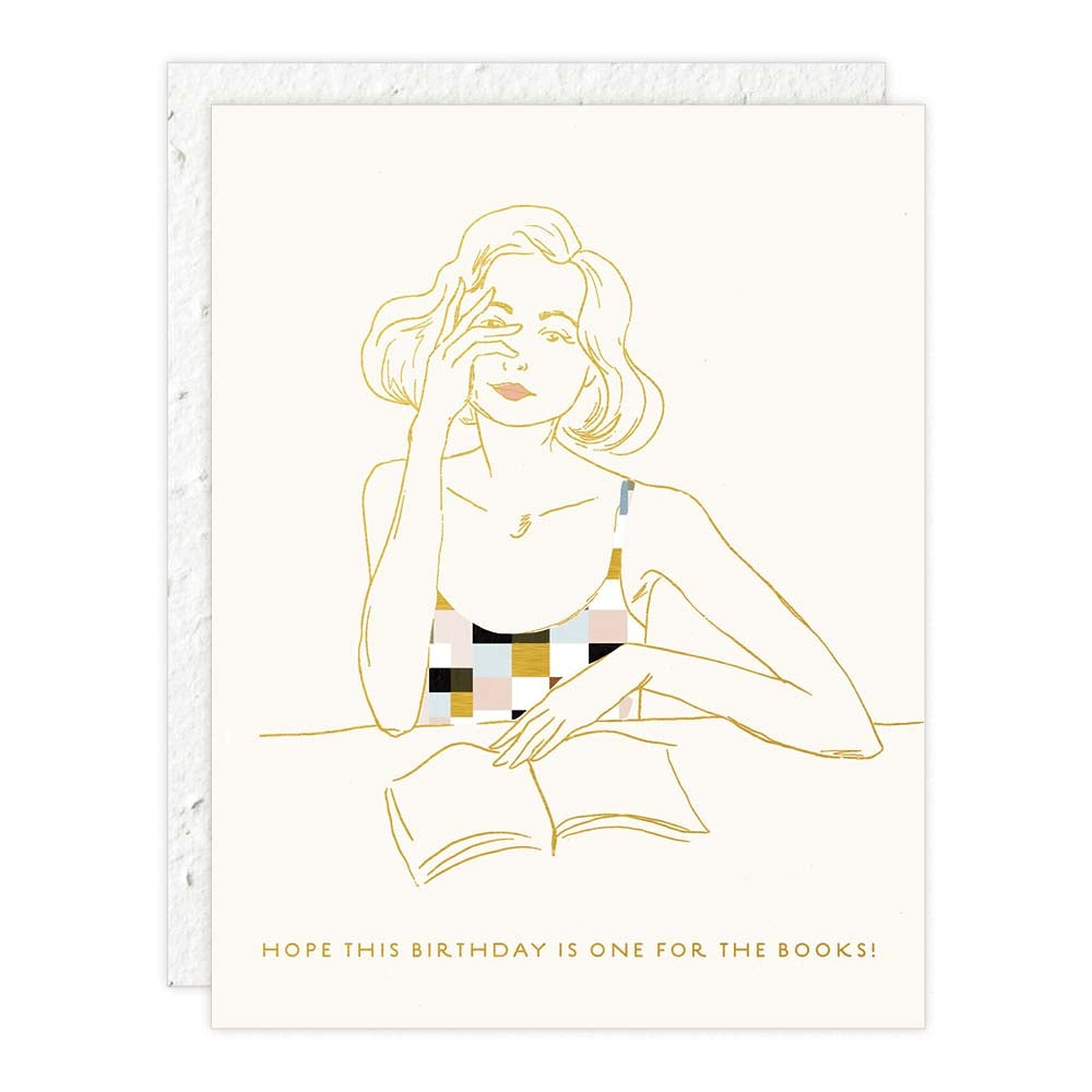 Book Lover Birthday One for the Books Card