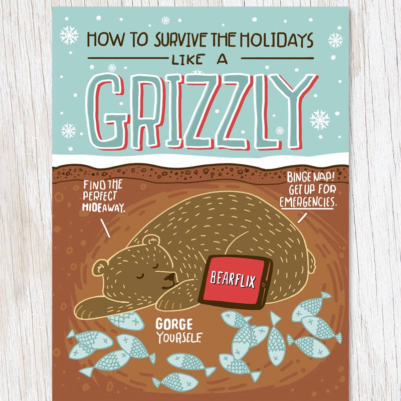 Bears Guide to the Holidays Card