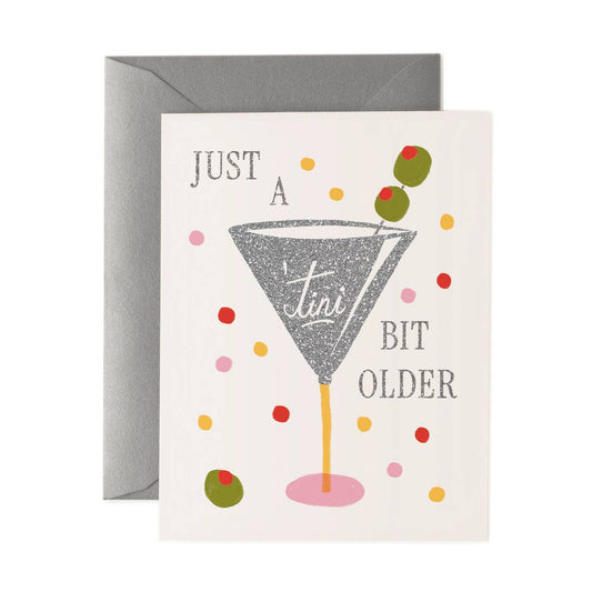 Just a Ttini Bit Older Birthday Card