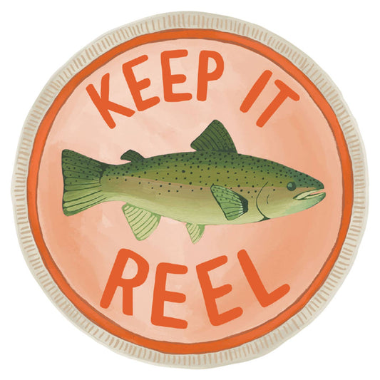 Keep It Reel Fish Sticker