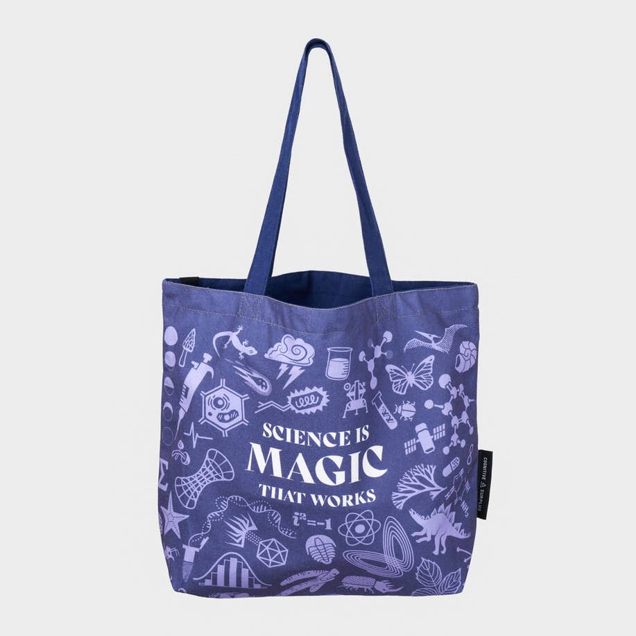 Science Is Magic That Works Canvas Tote Bag