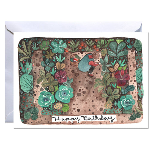 Garden Happy Birthday Card