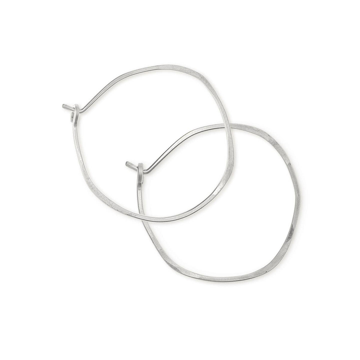 Minimal Imperfect Hoop Earrings