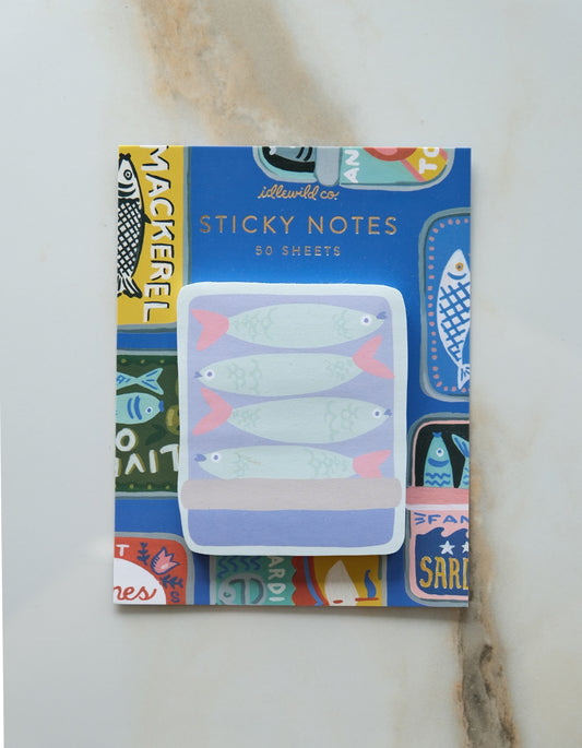 Tinned Fish Sticky Notes