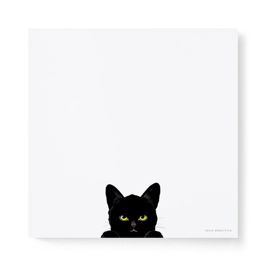 Peek A Boo Cat Notepad
