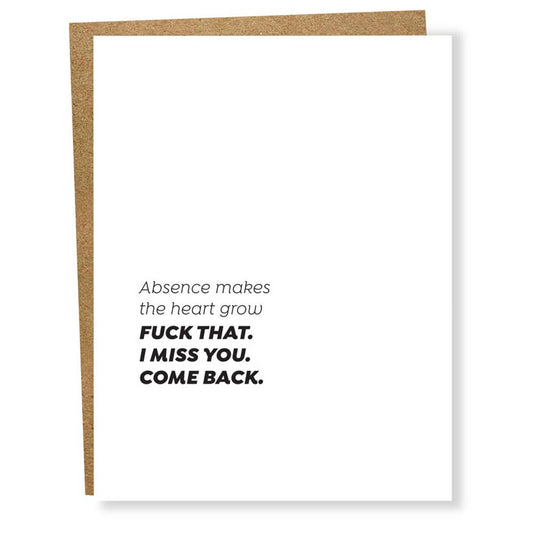 SP #1077: Fuck That Come Back Card