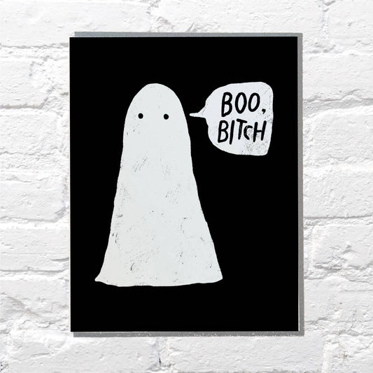 Boo Bitch Ghost Card
