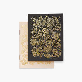 Gold Foil Pocket Notebook Set