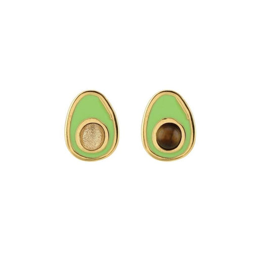 Avocado earring stud jewelry