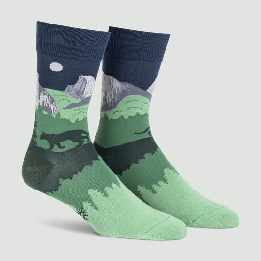 Half Dome Yosemite Men's Crew Socks