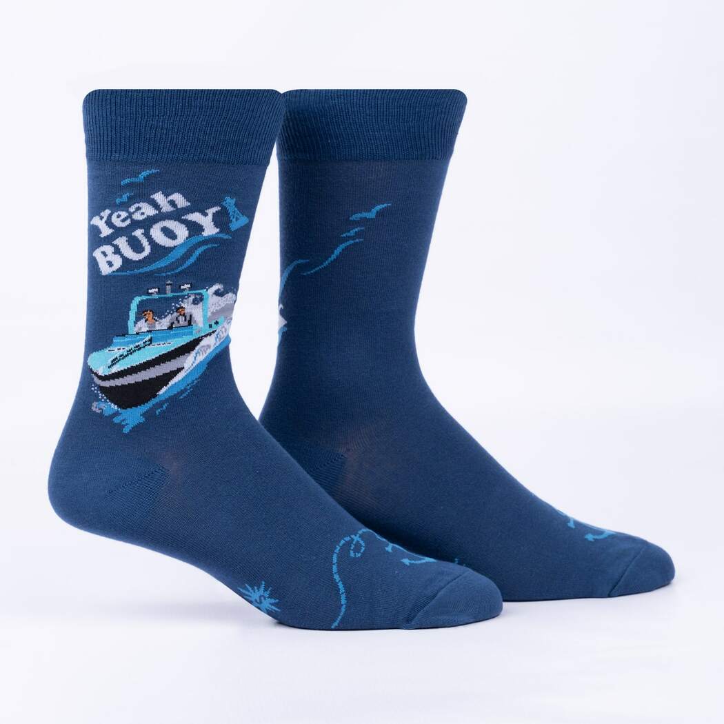 Yeah Buoy Mens Crew Socks