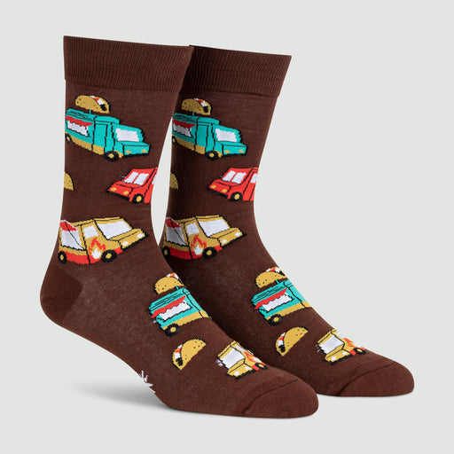 Food Cart Faves Men's Crew Socks